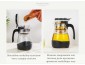 Teapot with button LILAC S13 800 ml