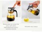 Teapot with button LILAC S13 800 ml