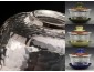 Гайвань стеклянная с керамической крышкой "Колотый лёд", 120 мл